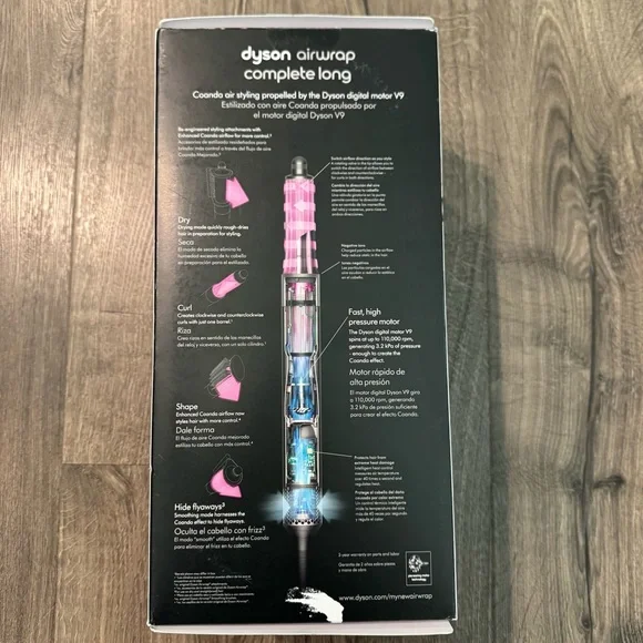 Dyson airwrap Blue and Copper Hair Styling Set long compete set multi styler - Picture 16 of 16